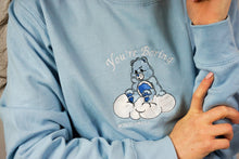 Load image into Gallery viewer, Don’t Care Bear Sweatshirt