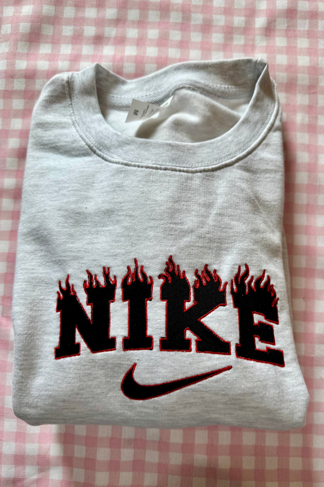 Grey Vintage Style Sweatshirt