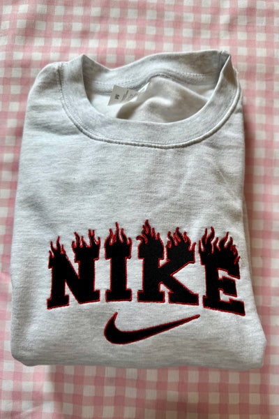 Grey Vintage Style Sweatshirt