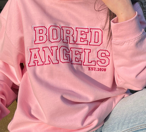Pink Varsity Sweatshirt