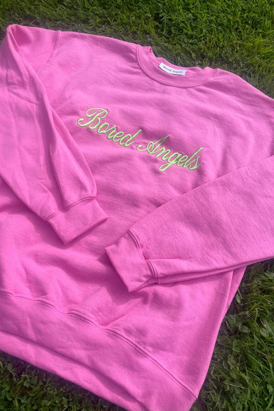 Pink Bored Angels Sweatshirt