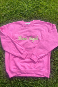 Pink Bored Angels Sweatshirt