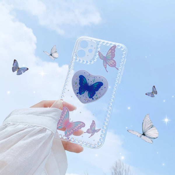 Butterfly Pop Socket Case