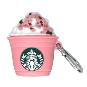 Pink Starbucks Airpod Case