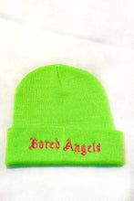 Load image into Gallery viewer, Green/ Pink Beanie Hat
