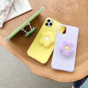 Pastel Flower Pop Socket Case