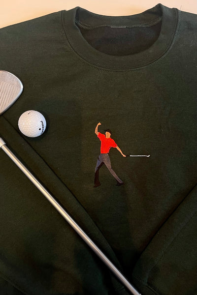 Tiger Golf  Sweatshirt - Green