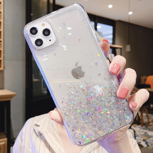 Clear Sparkle Case