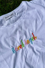 Load image into Gallery viewer, Colorful Cropped Bored Angels T-Shirt

