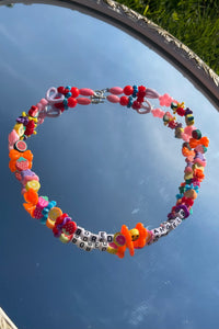 Fruity Fun Beaded Necklace + Bracelet Set