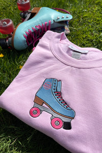 Pink Roller Skate Sweatshirt