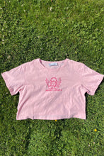 Load image into Gallery viewer, Pink Sleepy Angels Cropped T-shirt
