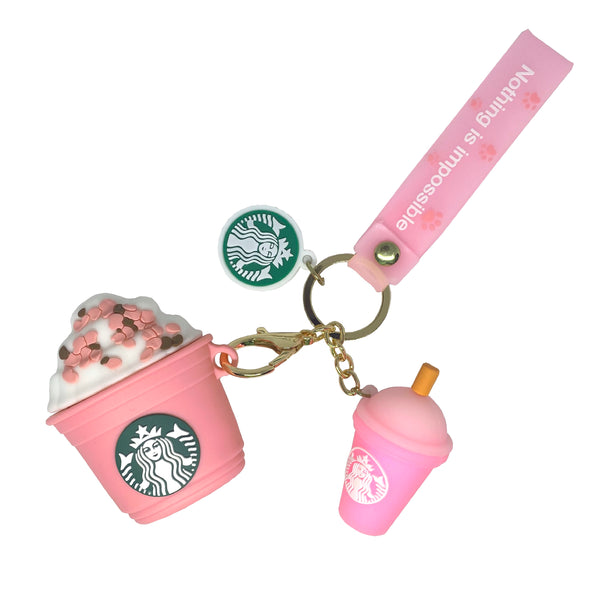 Pink Starbucks Airpod Case