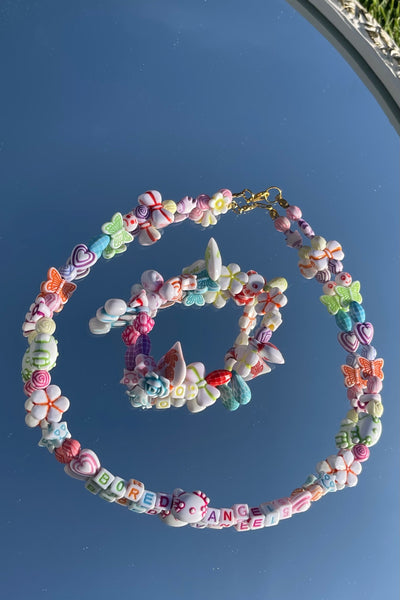 Life's a Beach Necklace + Bracelet Set